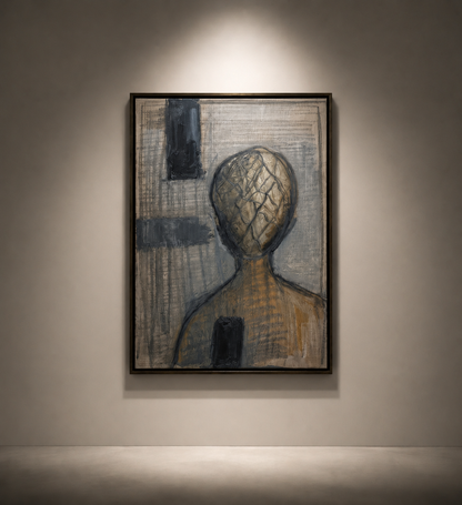 Abstract Back Figure Canvas Art